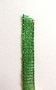 32 cm de ruban vert fil doré
