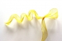 32 cm de ruban organza large jaune soleil