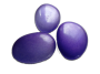 3 galets violets