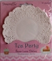 40 napperons de papier Tea Party