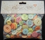 50 g de boutons pastels assortis