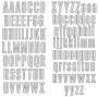 Alphabet Heidi Swapp Invisibles quadrills