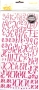 Alphabet Thickers Amy Tangerine LOVELY rose fonc