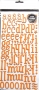 Alphabet Thickers IGUANA varnish jaune orang