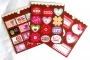 Assortiment 3 planches stickers St Valentin