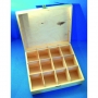 Bote en bois 12 compartiments