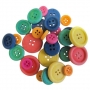 Boutons en bois colors