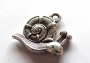 Breloque mtal escargot