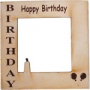 Cadre en cuir Happy Birthday