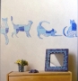 Chats dco en bois