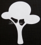 Die-cut arbre arrondi