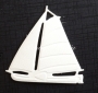 Die-cut bateau emboss