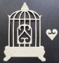 Die-cut grande cage embosse