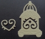 Die-cut petit nichoir emboss