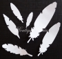 Die-cuts plumes