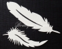 Die-cuts plumes dtailles