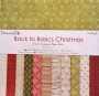 Ensemble des 12 feuilles 30X30 Back to basics Christmas