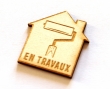 Etiquette maison En travaux