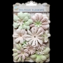 Fleurs en papier relief Little Birdie Noisette
