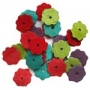 Fleurs en daim colores