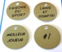Mdaillons mtal Jeux/sports