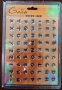 Planche de tampons clear Gaa alphabet Perline