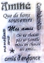 Planche tampons clear mots Amiti