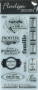 Planche tampons Clear Florilges Moments de vie