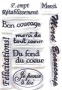 Planche tampons clear Je pense  toi