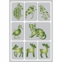 Pochoirs adhsifs flexibles Animaux