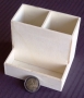 Pot  crayons  compartiments en bois