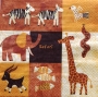 Serviette papier Afrique motifs nafs safari