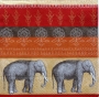 Serviette papier Inde bandes et lphants