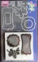 Set dies + tampons assortis Sizzix cadres fleuris