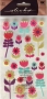 Stickers Sticko fleurs pailletes