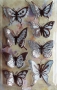 Stickers envol de papillons bleu ardoise