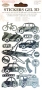 Stickers puffy moyens de transport
