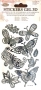 Stickers puffy papillons modle 2