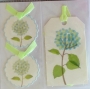 Stickers tags fleurs sches